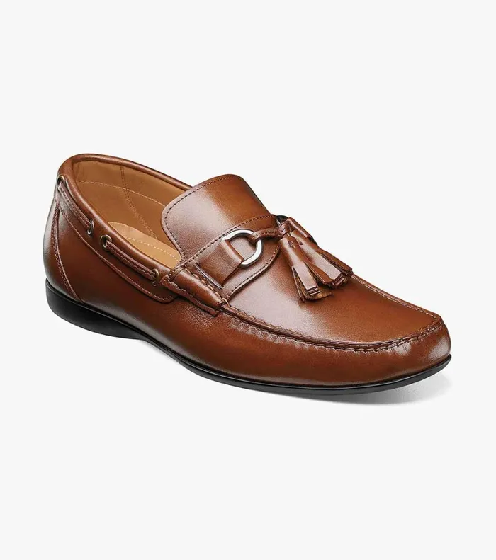 Florsheim Dress Shoes Cassio Moc Toe Tassel Loafer Cognac 8211 Men