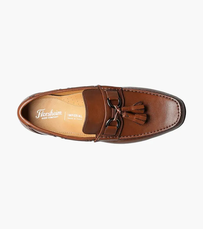 Florsheim Dress Shoes Cassio Moc Toe Tassel Loafer Cognac 8211 Men