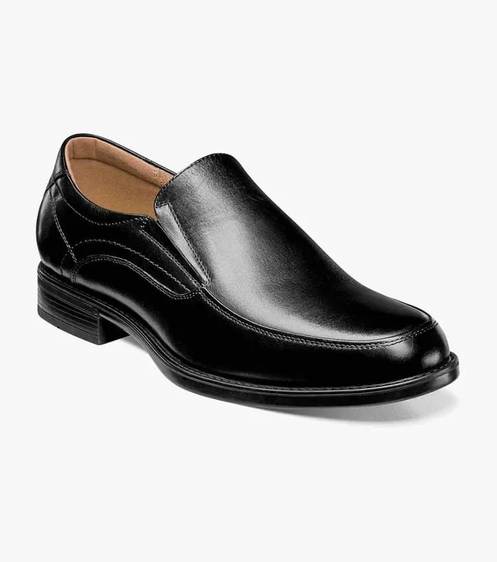 Florsheim Dress Shoes Center Moc Toe Slip On Black 8211 Men