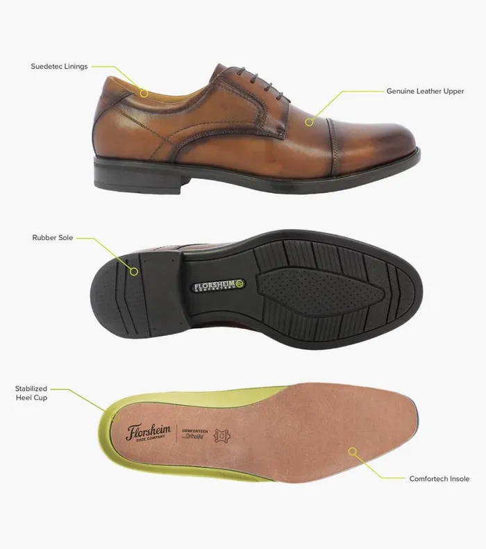 Florsheim Dress Shoes Center Moc Toe Slip On Black 8211 Men