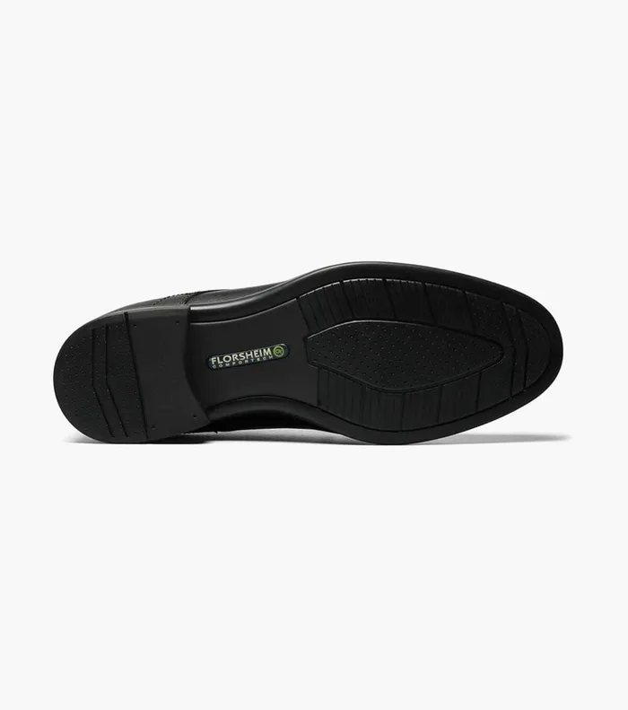 Florsheim Dress Shoes Center Moc Toe Slip On Black 8211 Men