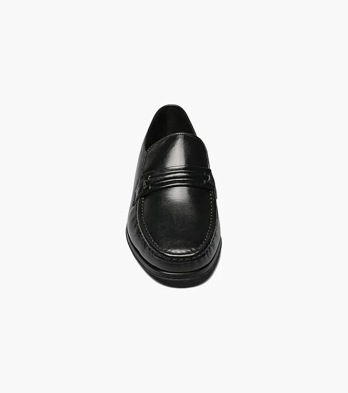 Florsheim Dress Shoes Como Moc Toe Strap Loafer Black 8211 Men