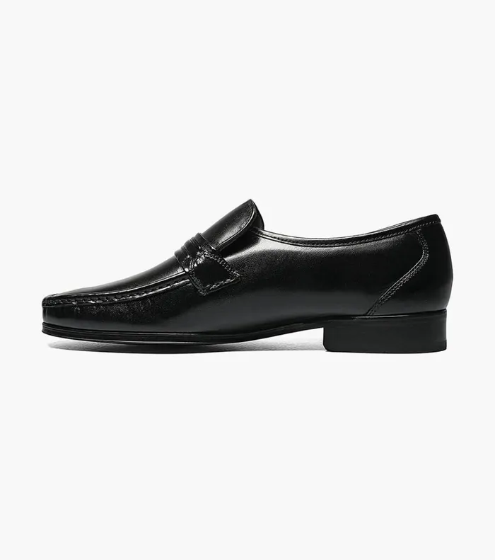 Florsheim Dress Shoes Como Moc Toe Strap Loafer Black 8211 Men