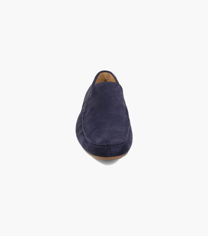 Florsheim Dress Shoes Dubino Moc Toe Venetian Slip On Navy Suede 8211 Men