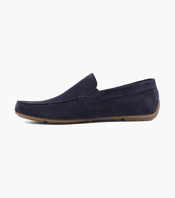 Florsheim Dress Shoes Dubino Moc Toe Venetian Slip On Navy Suede 8211 Men