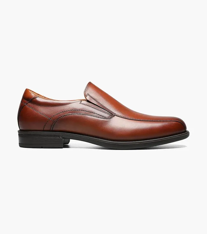 Florsheim Dress Shoes Midtown Bike Toe Slip On Cognac 8211 Men