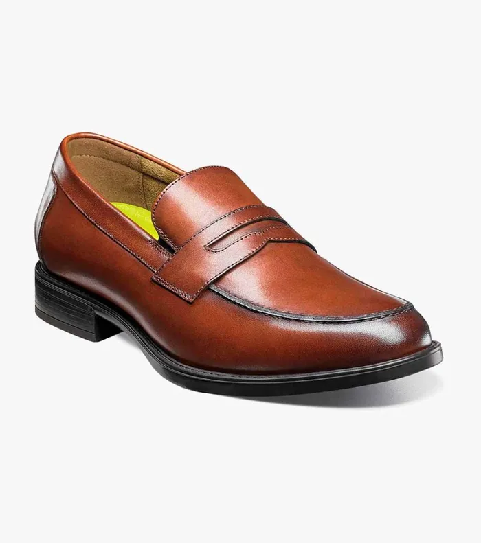 Florsheim Dress Shoes Midtown Moc Toe Penny Loafer Cognac 8211 Men