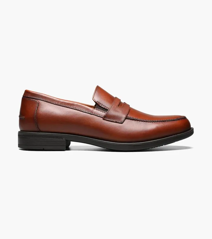 Florsheim Dress Shoes Midtown Moc Toe Penny Loafer Cognac 8211 Men