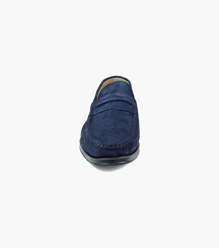 Florsheim Dress Shoes Palace Moc Toe Strap Loafer Indigo 8211 Men