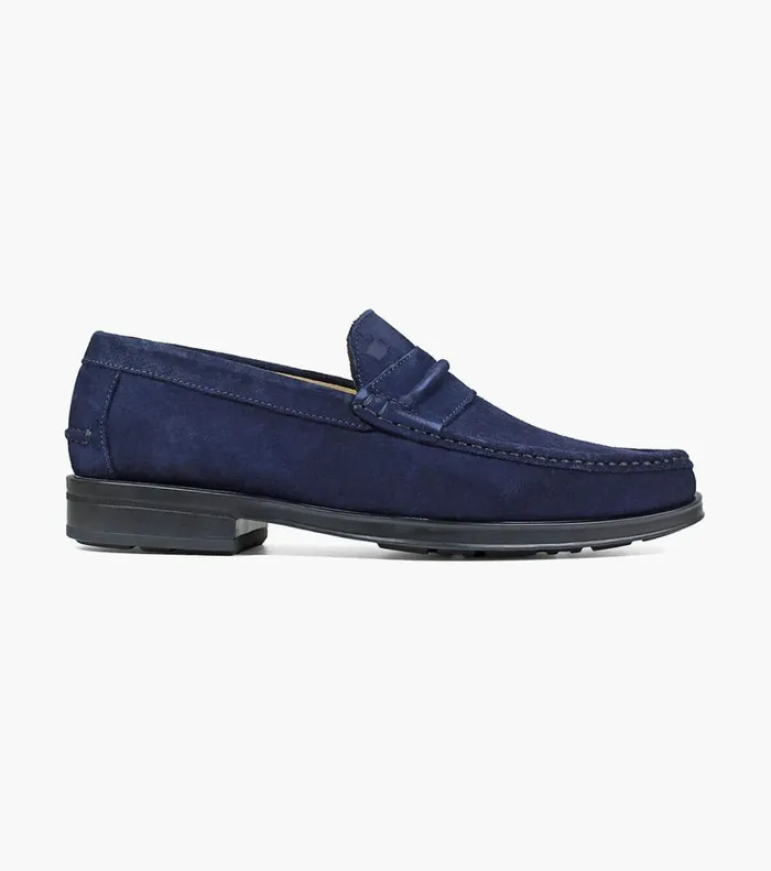 Florsheim Dress Shoes Palace Moc Toe Strap Loafer Indigo 8211 Men