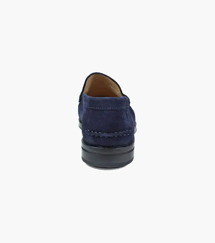 Florsheim Dress Shoes Palace Moc Toe Strap Loafer Indigo 8211 Men