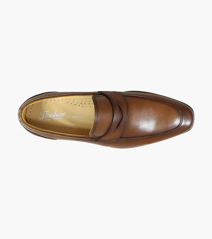 Florsheim Dress Shoes Palermo Moc Toe Penny Loafer Cognac 8211 Men