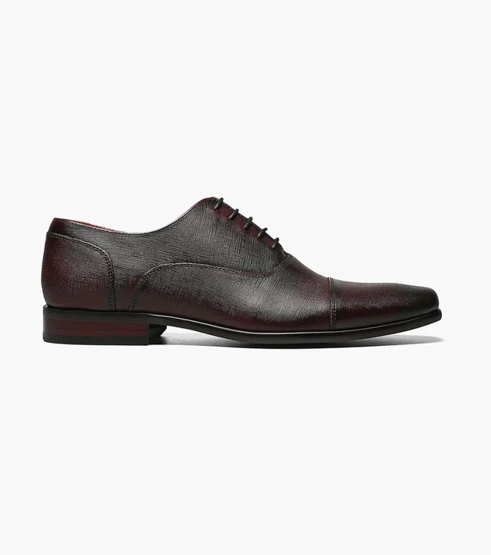 Florsheim Dress Shoes Postino Cap Toe Balmoral Oxford Burgundy 8211 Men
