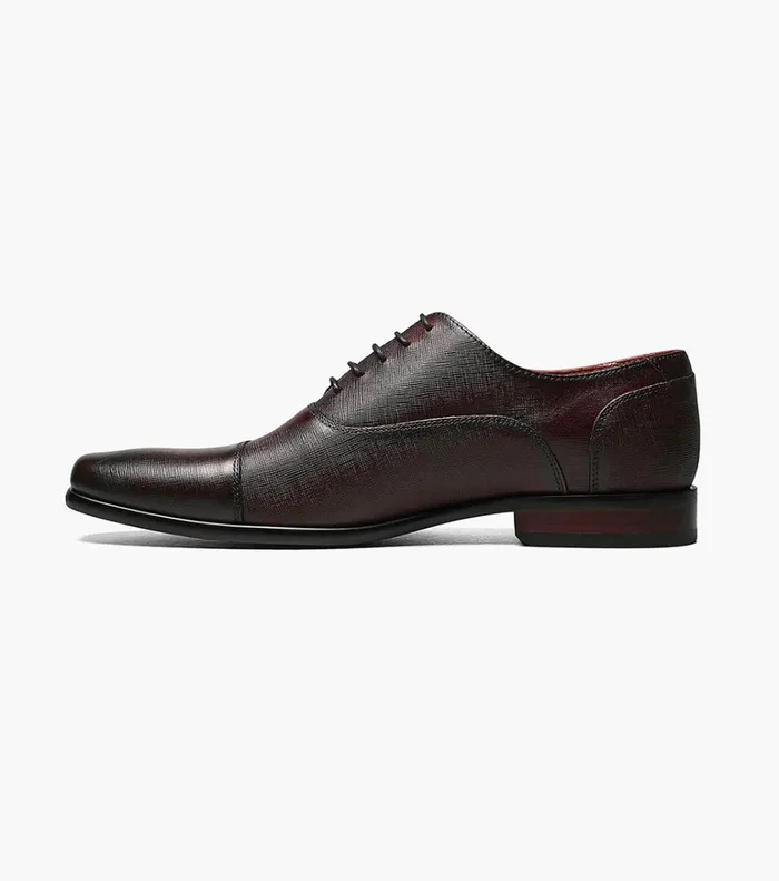 Florsheim Dress Shoes Postino Cap Toe Balmoral Oxford Burgundy 8211 Men