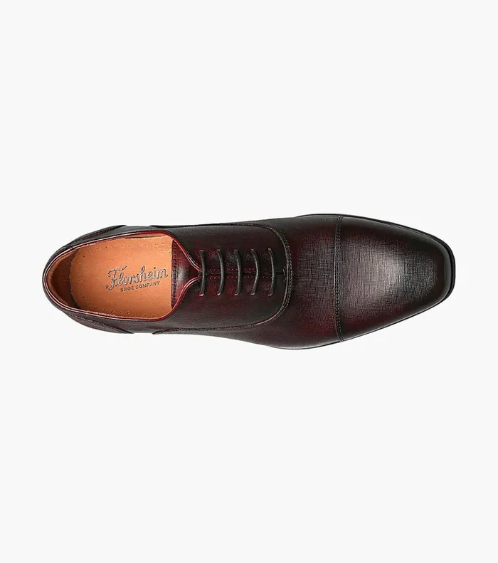 Florsheim Dress Shoes Postino Cap Toe Balmoral Oxford Burgundy 8211 Men