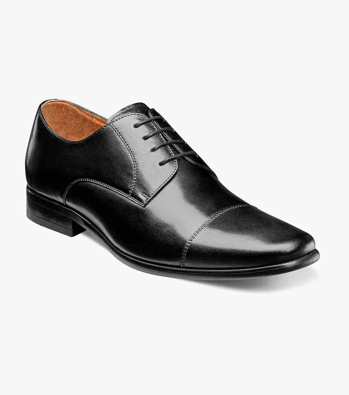Florsheim Dress Shoes Postino Cap Toe Oxford Black Smooth 8211 Men