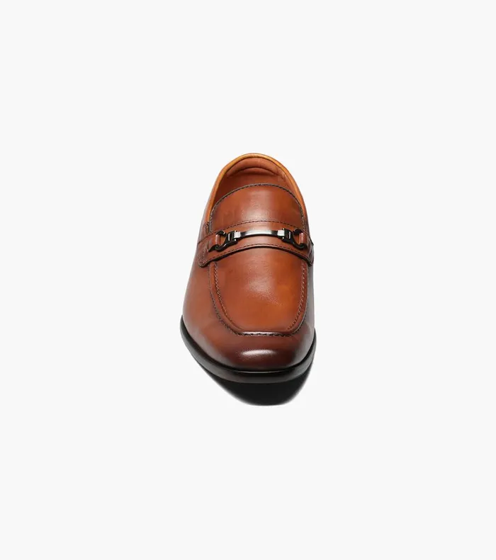 Florsheim Dress Shoes Postino Moc Toe Bit Slip On Cognac 8211 Men