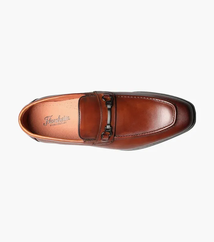 Florsheim Dress Shoes Postino Moc Toe Bit Slip On Cognac 8211 Men