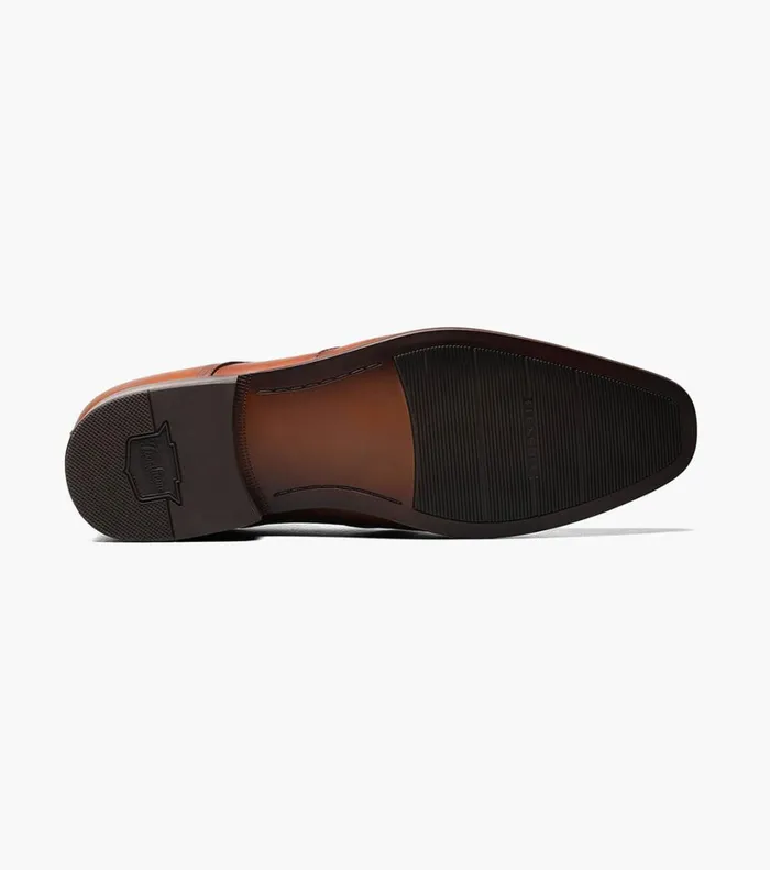 Florsheim Dress Shoes Postino Moc Toe Bit Slip On Cognac 8211 Men