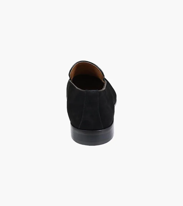 Florsheim Dress Shoes Postino Plain Toe Slip On Black Nubuck 8211 Men