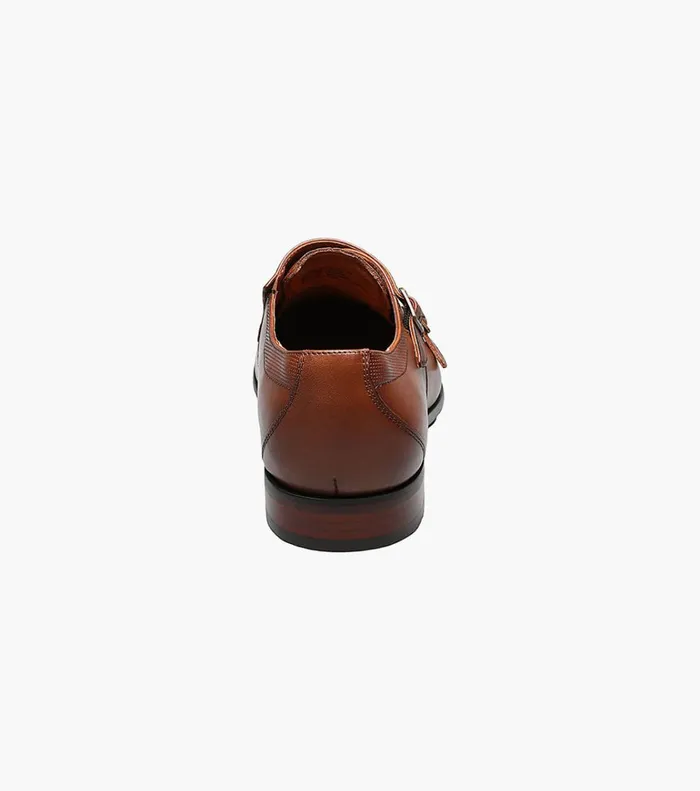 Florsheim Dress Shoes Postino Wingtip Monk Strap Cognac 8211 Men