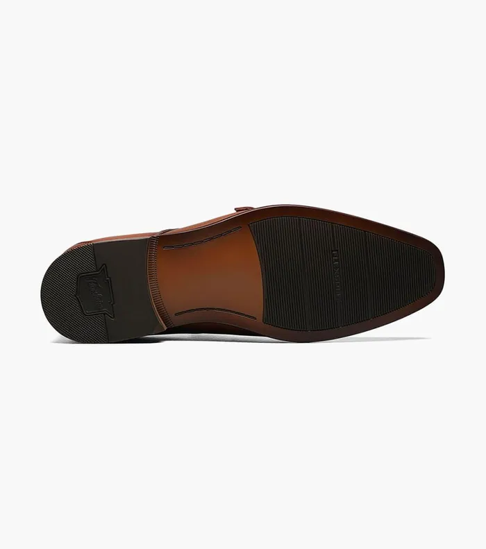 Florsheim Dress Shoes Postino Wingtip Monk Strap Cognac 8211 Men