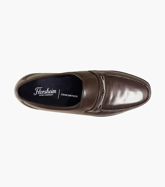 Florsheim Dress Shoes Rovito Moc Toe Bit Loafer Brown 8211 Men