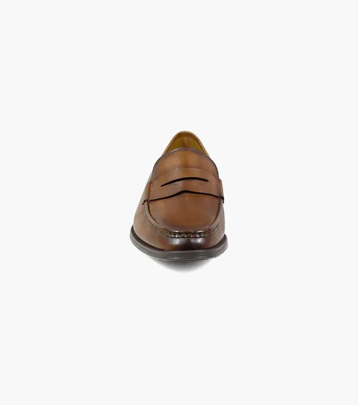 Florsheim Florsheim Comfortech Amelio Moc Toe Penny Loafer Cognac 8211 Men