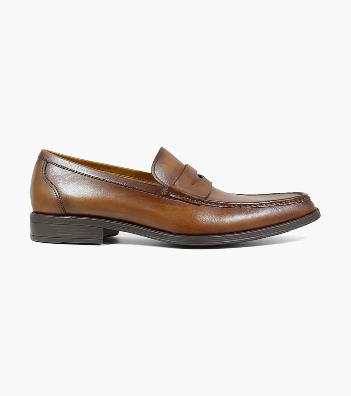 Florsheim Florsheim Comfortech Amelio Moc Toe Penny Loafer Cognac 8211 Men