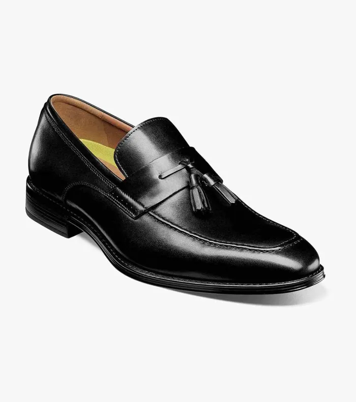 Florsheim Florsheim Comfortech Amelio Moc Toe Tassel Slip On Black 8211 Men