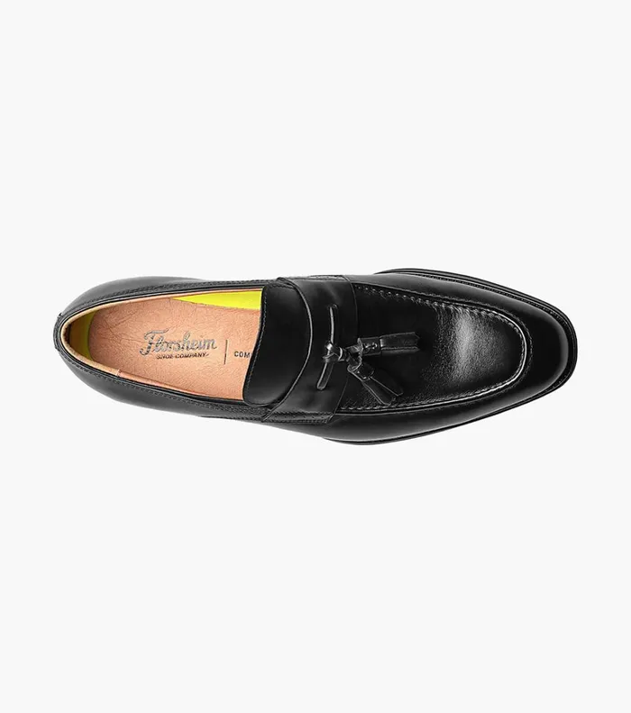 Florsheim Florsheim Comfortech Amelio Moc Toe Tassel Slip On Black 8211 Men