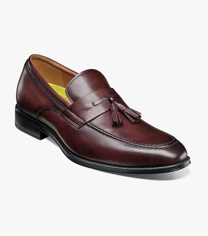 Florsheim Florsheim Comfortech Amelio Moc Toe Tassel Slip On Burgundy 8211 Men