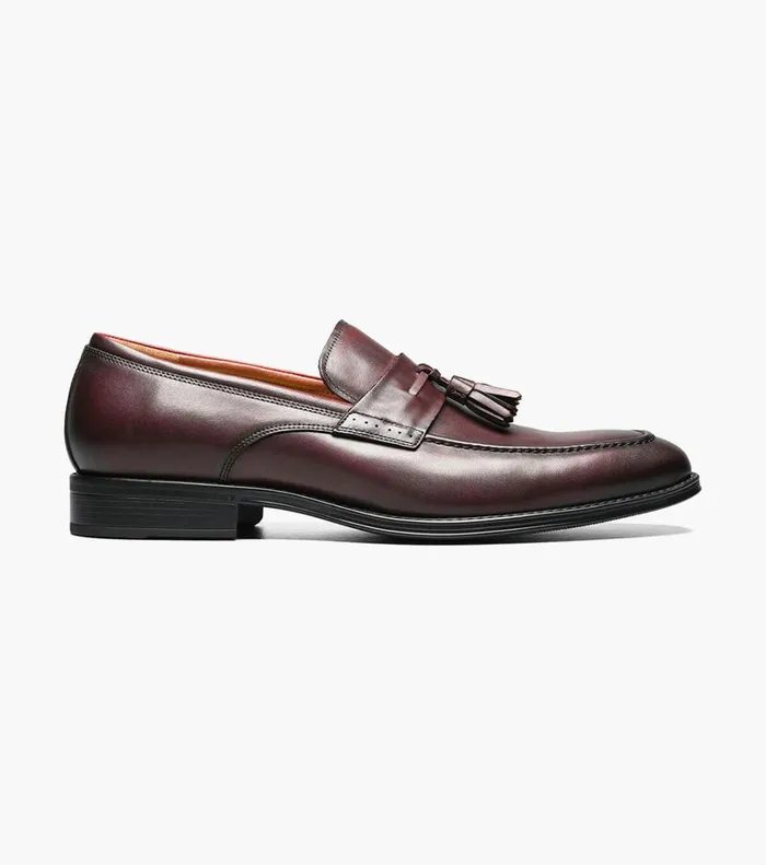 Florsheim Florsheim Comfortech Amelio Moc Toe Tassel Slip On Burgundy 8211 Men
