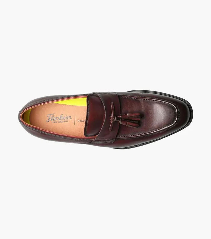 Florsheim Florsheim Comfortech Amelio Moc Toe Tassel Slip On Burgundy 8211 Men