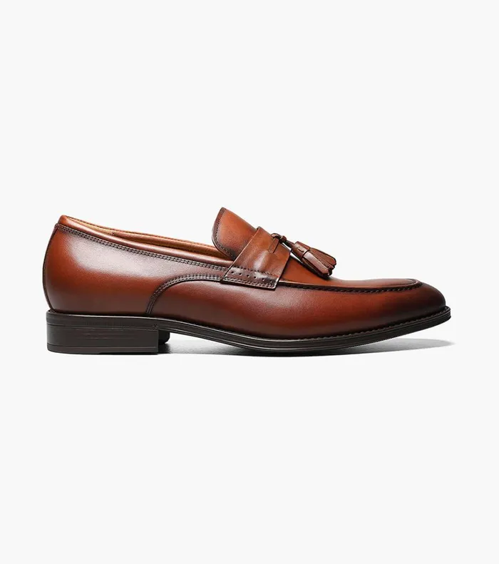 Florsheim Florsheim Comfortech Amelio Moc Toe Tassel Slip On Cognac 8211 Men