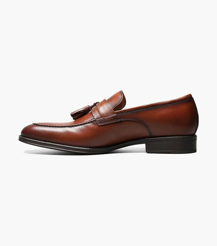 Florsheim Florsheim Comfortech Amelio Moc Toe Tassel Slip On Cognac 8211 Men