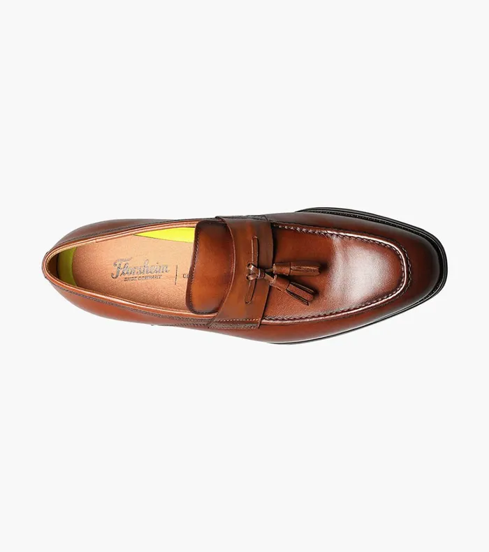 Florsheim Florsheim Comfortech Amelio Moc Toe Tassel Slip On Cognac 8211 Men