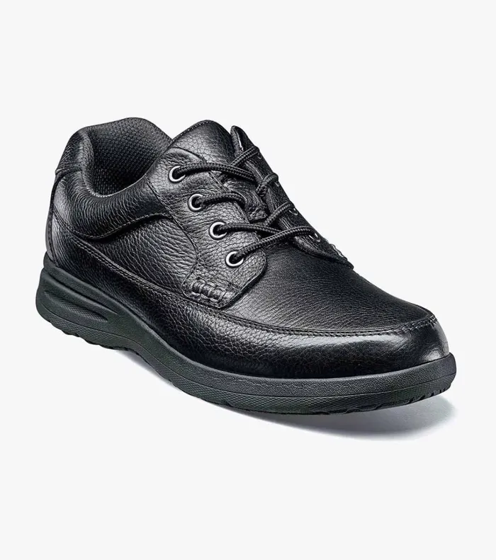 Florsheim Florsheim Comfortech Cavin Moc Toe Lace Up Black Tumbled 8211 Men