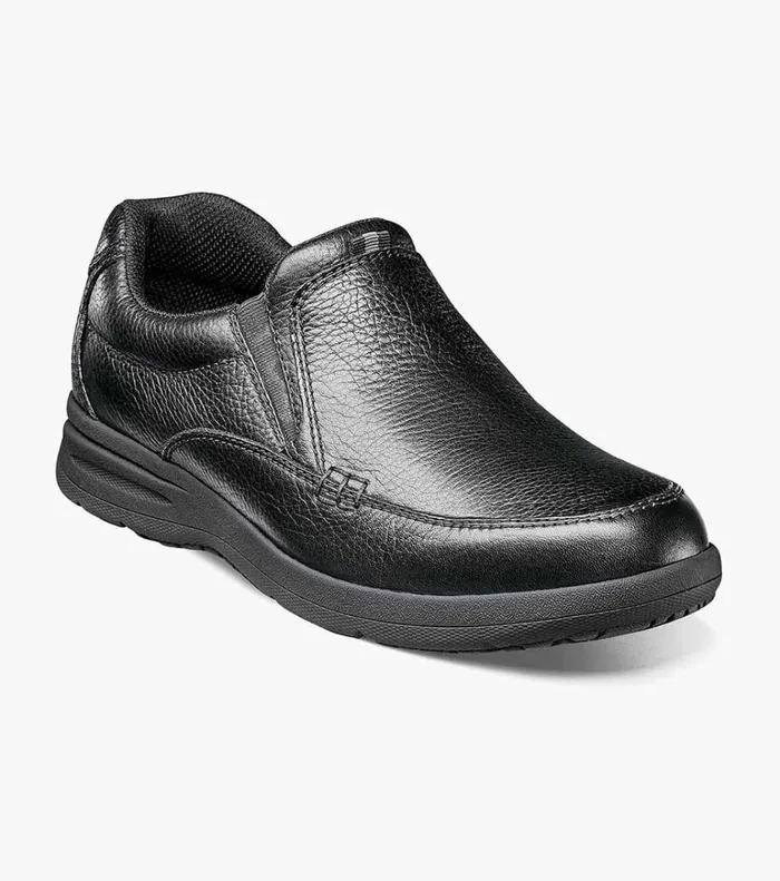 Florsheim Florsheim Comfortech Cavin Moc Toe Slip On Black Tumbled 8211 Men