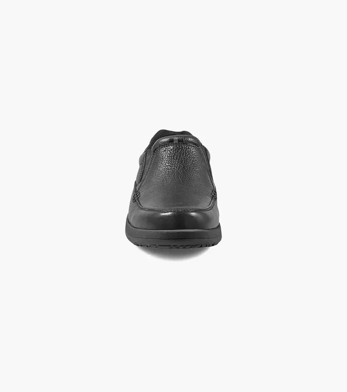 Florsheim Florsheim Comfortech Cavin Moc Toe Slip On Black Tumbled 8211 Men
