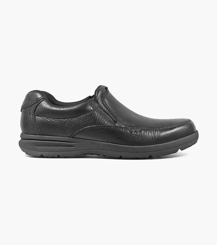 Florsheim Florsheim Comfortech Cavin Moc Toe Slip On Black Tumbled 8211 Men