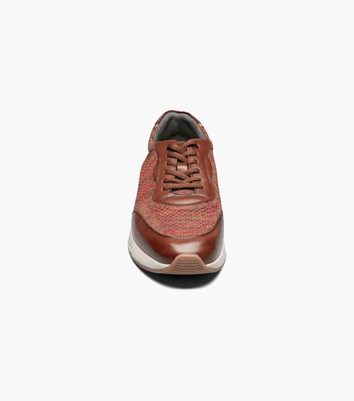 Florsheim Florsheim Comfortech Formula Knit Moc Toe Lace Up Sneaker Cognac Multi 8211 Men