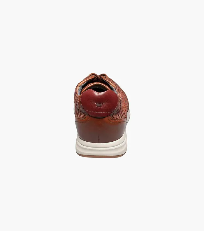 Florsheim Florsheim Comfortech Formula Knit Moc Toe Lace Up Sneaker Cognac Multi 8211 Men