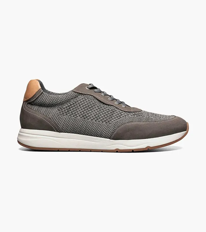 Florsheim Florsheim Comfortech Formula Knit Moc Toe Lace Up Sneaker Gray 8211 Men