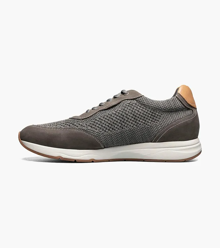 Florsheim Florsheim Comfortech Formula Knit Moc Toe Lace Up Sneaker Gray 8211 Men
