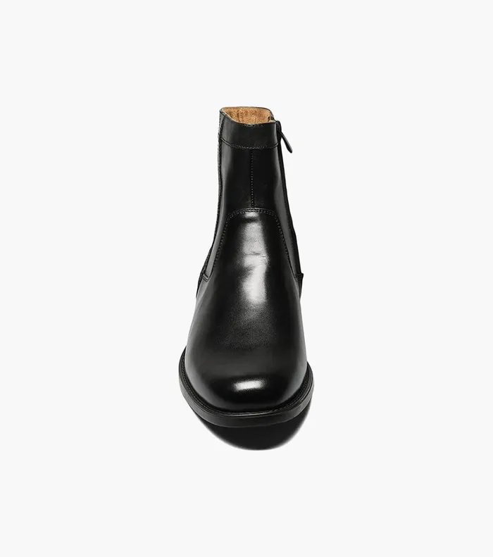 Florsheim Florsheim Comfortech Midtown Plain Toe Zipper Boot Black 8211 Men