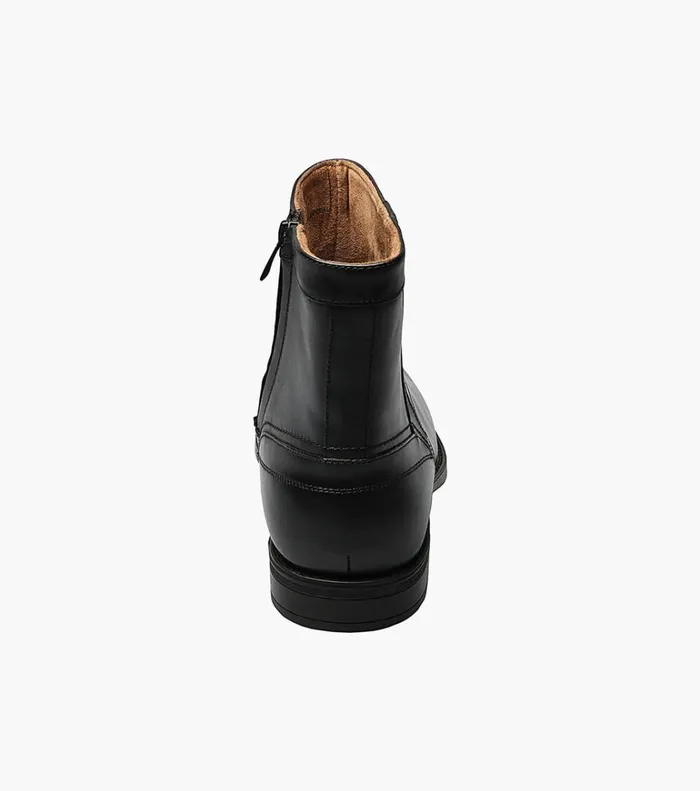 Florsheim Florsheim Comfortech Midtown Plain Toe Zipper Boot Black 8211 Men