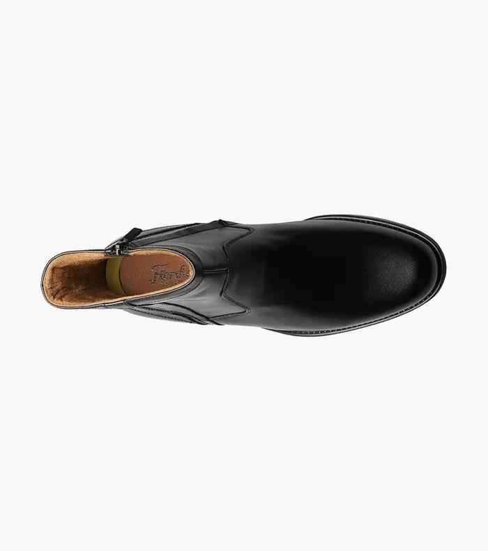 Florsheim Florsheim Comfortech Midtown Plain Toe Zipper Boot Black 8211 Men