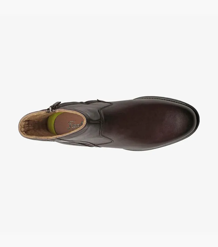 Florsheim Florsheim Comfortech Midtown Plain Toe Zipper Boot Brown 8211 Men
