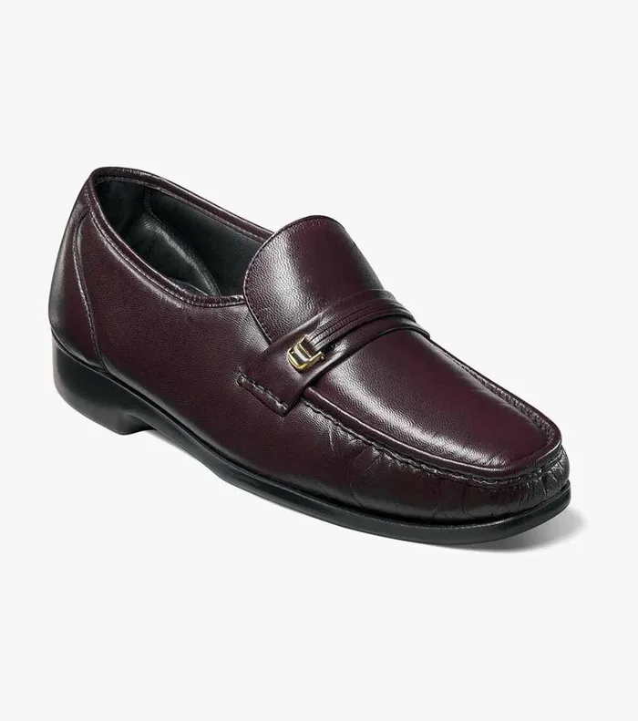 Florsheim Florsheim Comfortech Riva Moc Toe Bit Loafer Burgundy 8211 Men